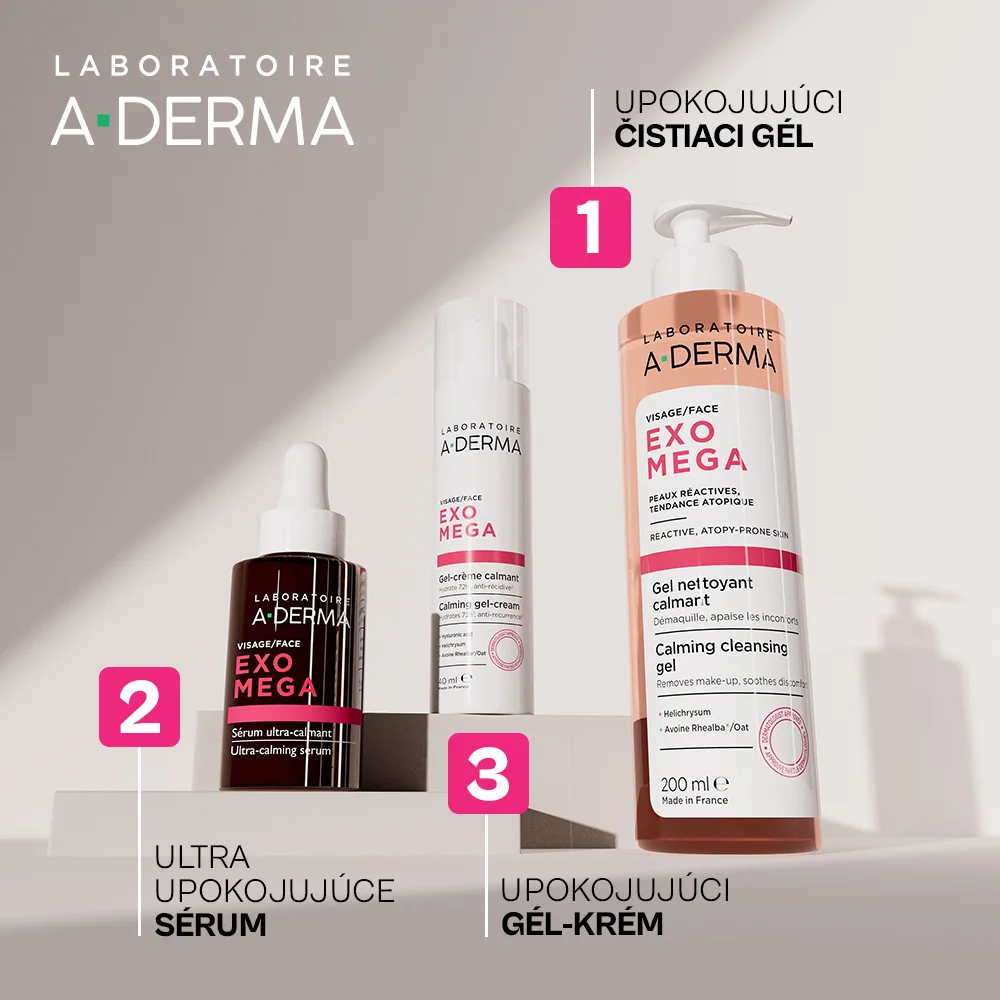 A-DERMA EXOMEGA Ultra upokojujúce sérum 30 ml