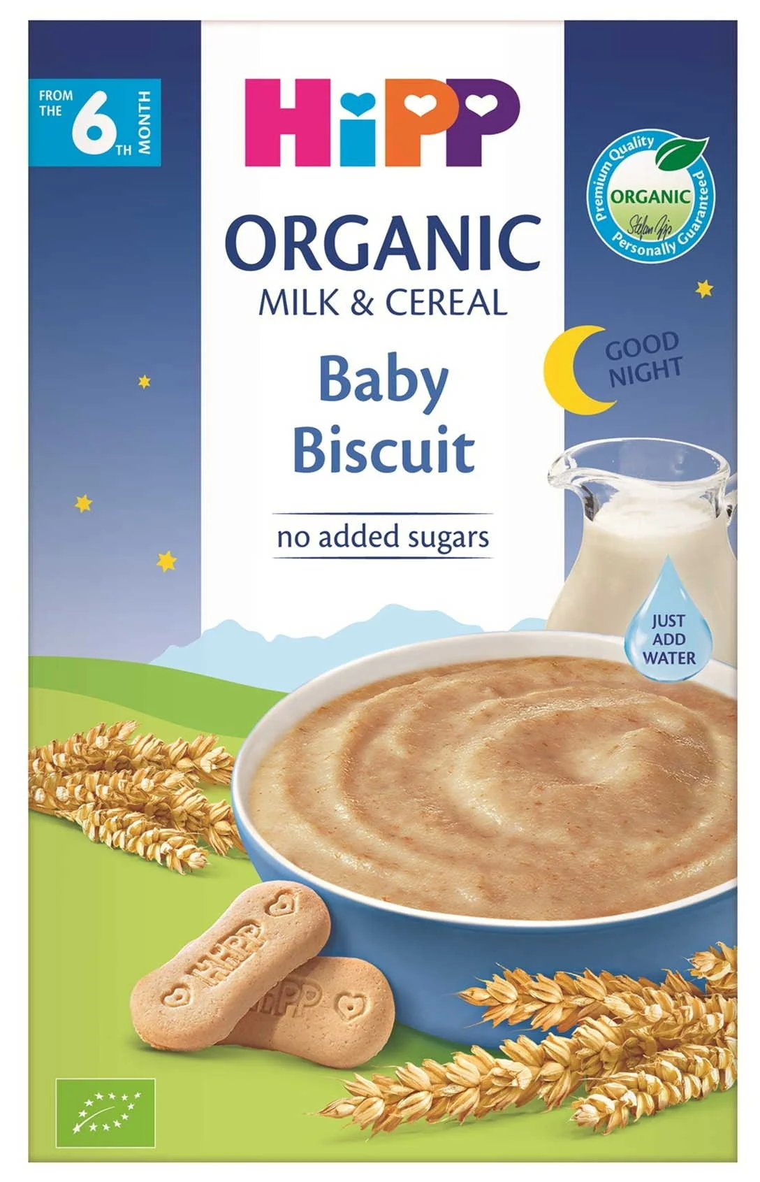 BIO Mliečna kaša na dobrú noc s detskými keksami 250 g