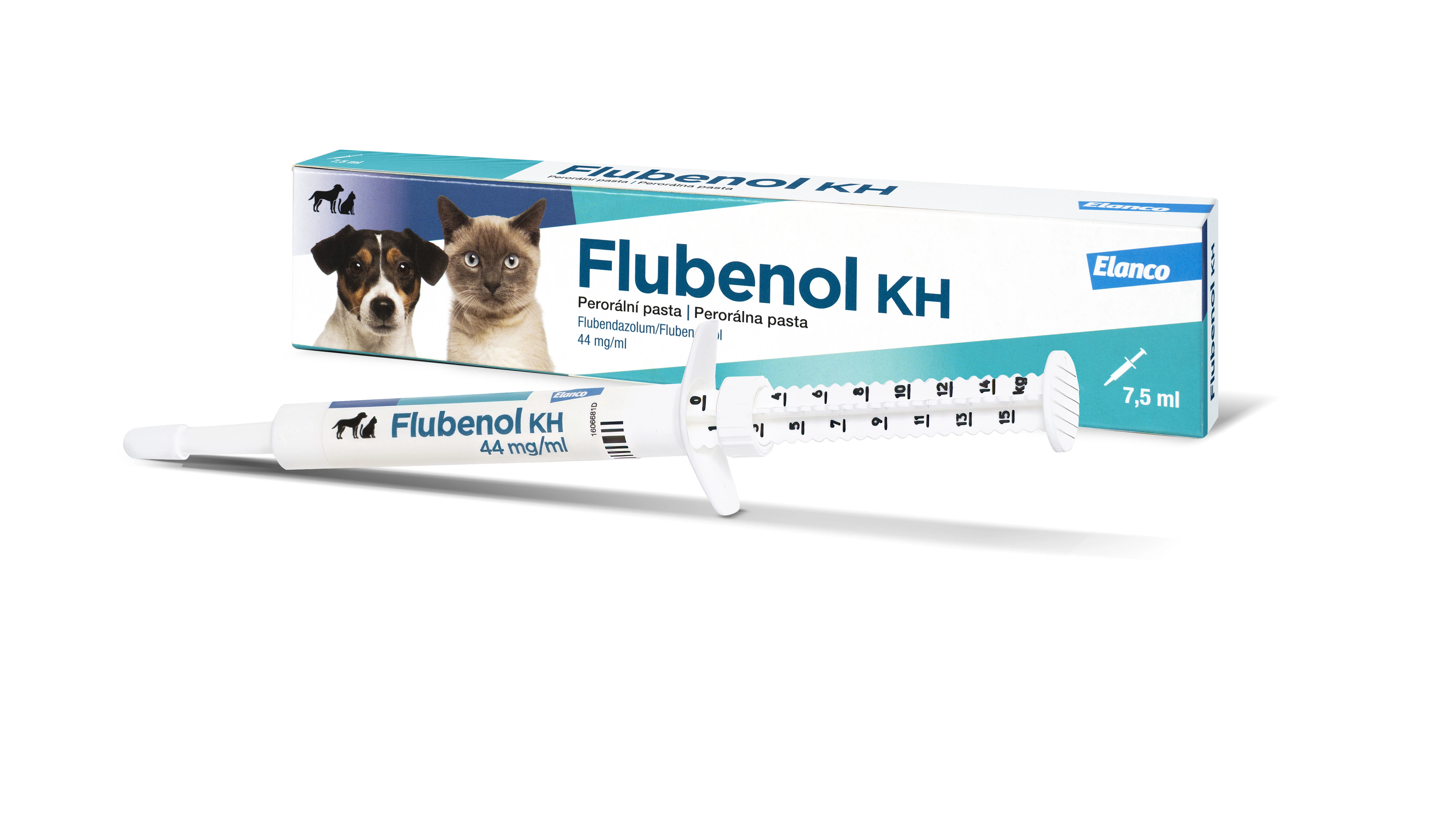Flubenol biela pasta KH 44 mg/ml perorálna pasta 7.5 ml