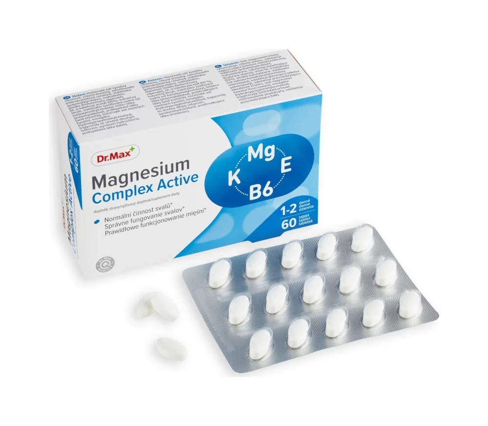 Dr. Max Magnesium Complex Active 1×60 tbl, výživový doplnok