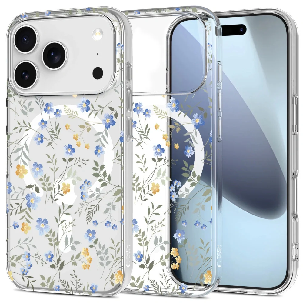 Tech-Protect FlexAir MagSafe kryt na iPhone 17 Pro Max, spring flowers