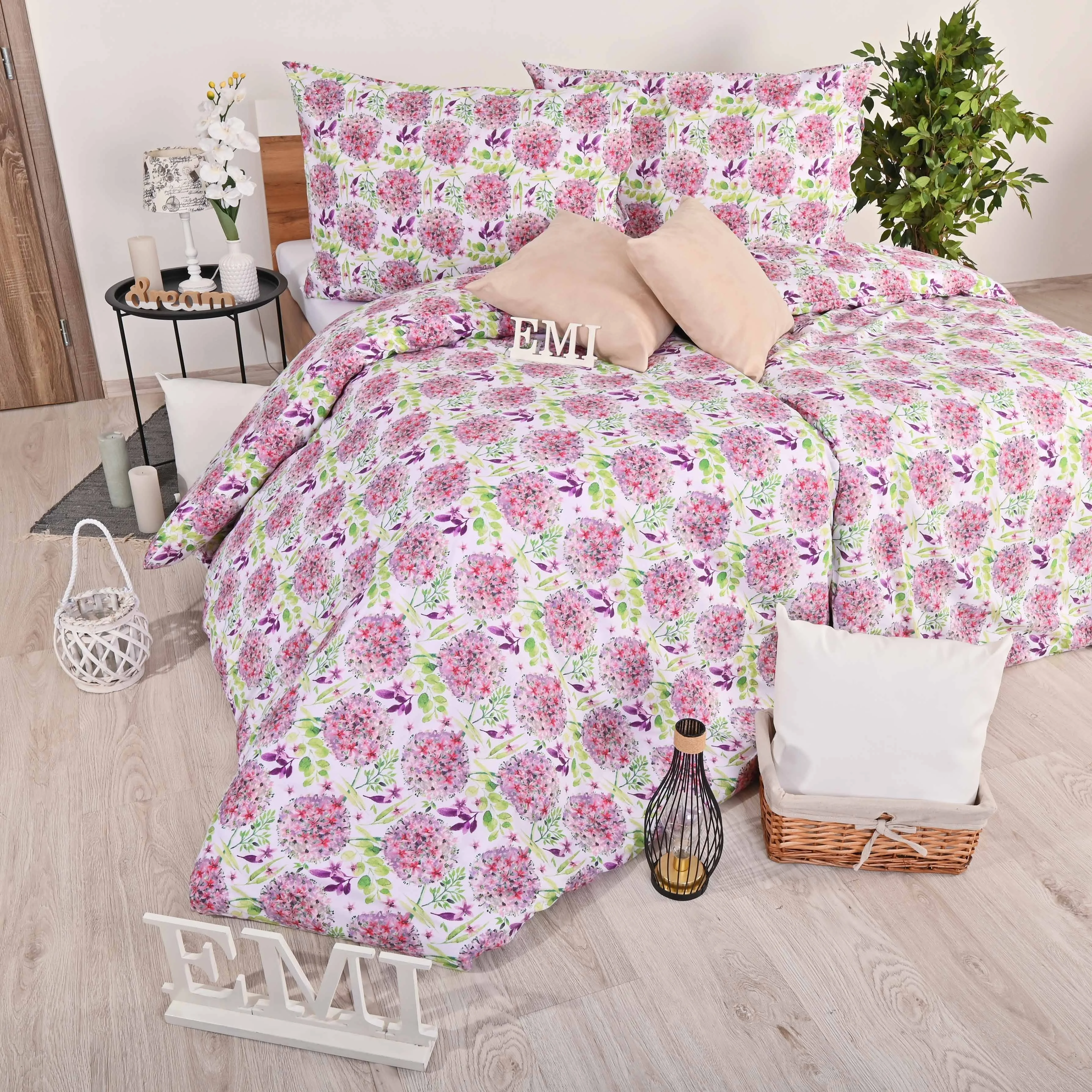 Obliečky bavlnené Cindy EMI Štandardný set jednolôžko obsahuje 1x 140x200 + 1x 70x90