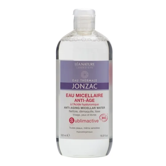JONZAC Sublimactive MICELÁRNA VODA BIO 1×500 ml, micelárna voda