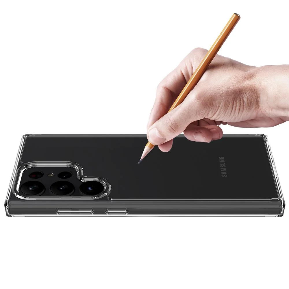 Tech-Protect FlexAir kryt na Samsung Galaxy S23 Ultra, priesvitný 