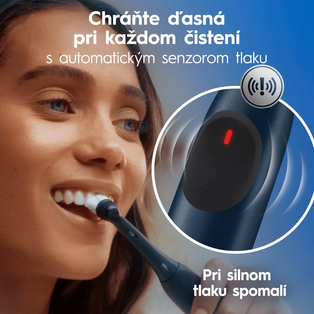 Oral-B iO 2 Elektrická zubná kefka | Vianočné vydanie | Čierne |4 kefkové hlavy | Cestovné puzdro 1 ks