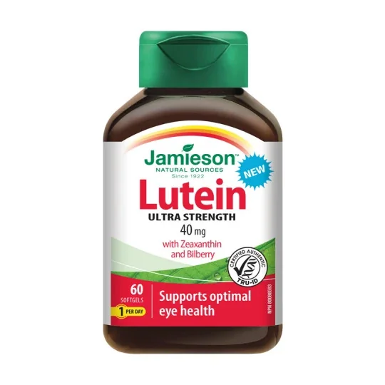 JAMIESON LUTEÍN SO ZEAXANTÍNOM A ČUČORIEDKAMI 1×60 cps, výživový doplnok