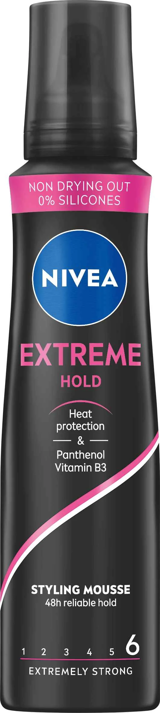 Nivea penové tužidlo Extreme Hold 1×150 ml, penové tužidlo