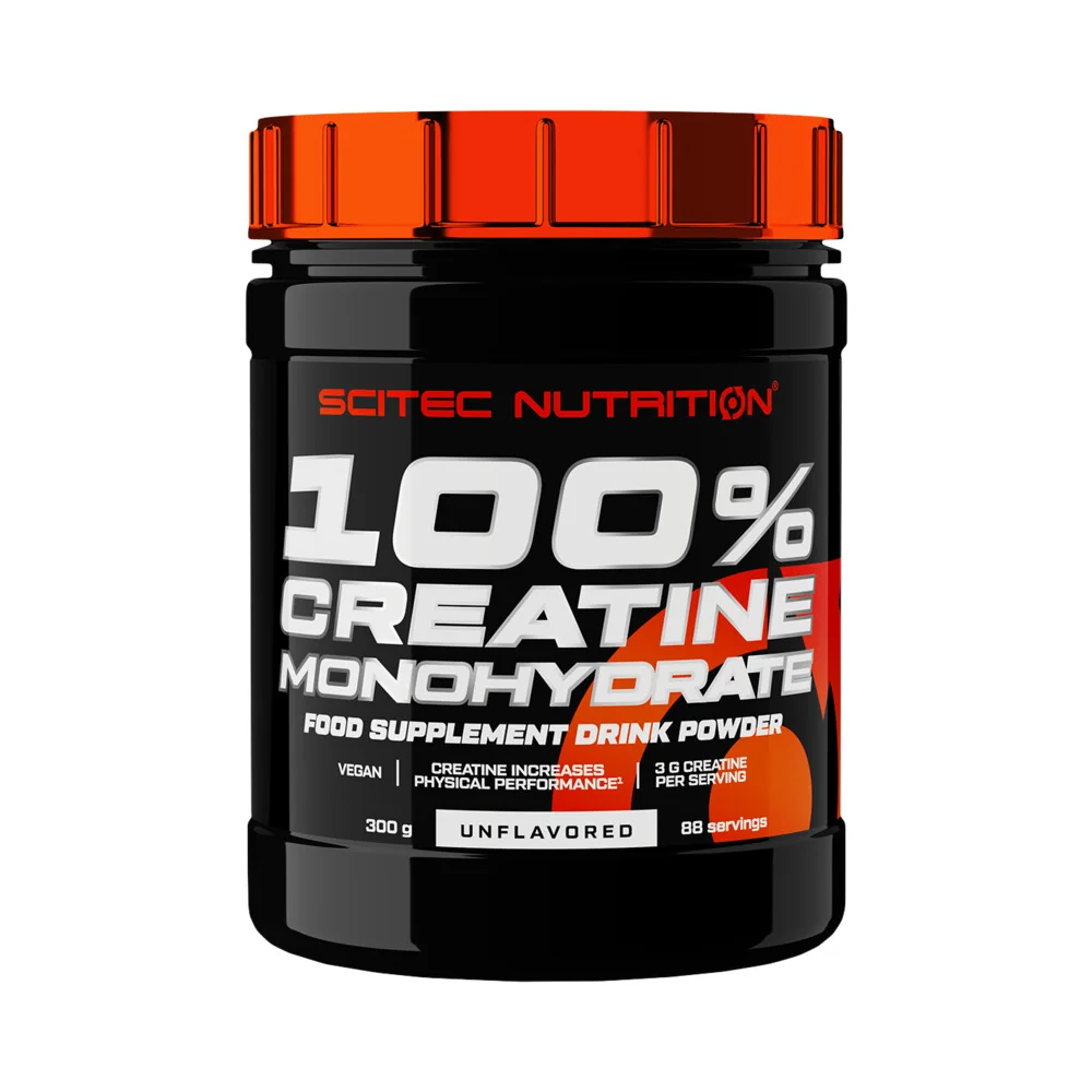 Scitec Nutrition 100% Creatine Monohydrate 300 g mäta-limetka