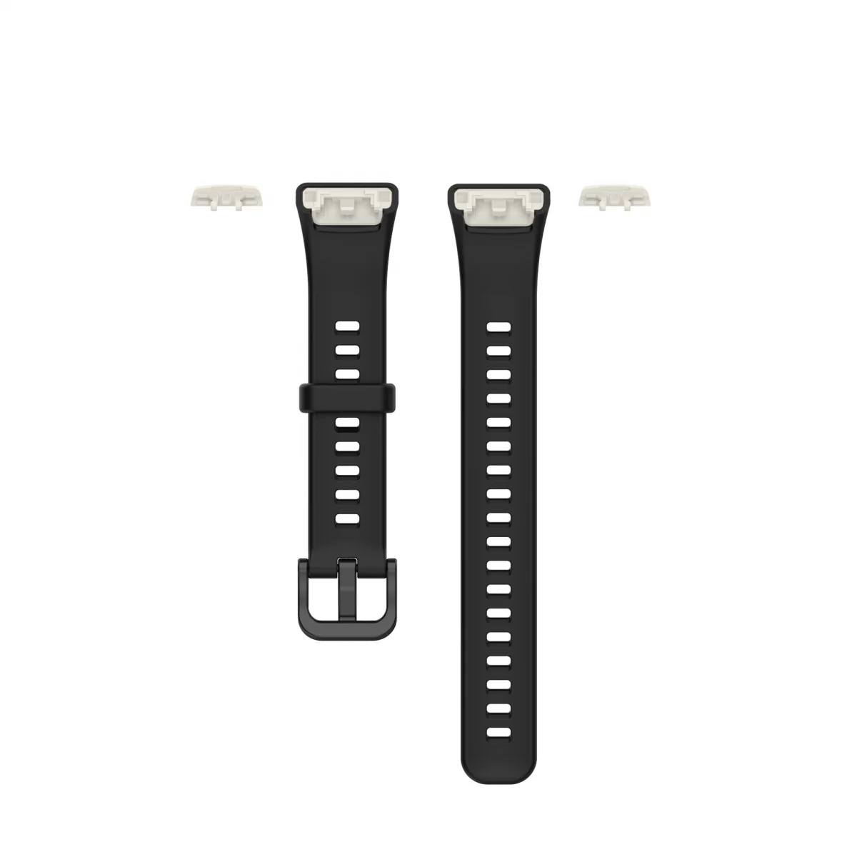 BStrap Silicone remienok na Honor Band 6 / Huawei Band 6 black