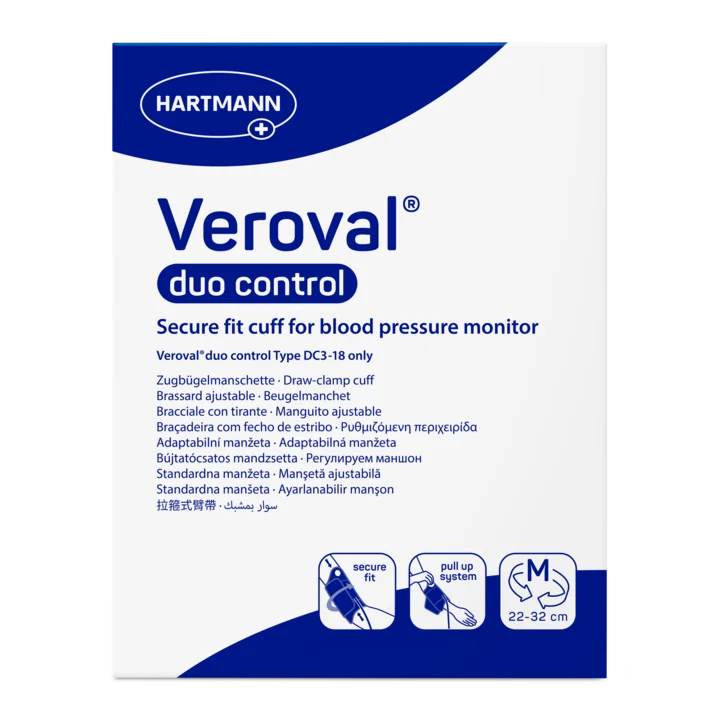 Veroval Duo Control Adaptabilná manžeta M ((22 - 32 cm), 1x1 ks) 1 ks