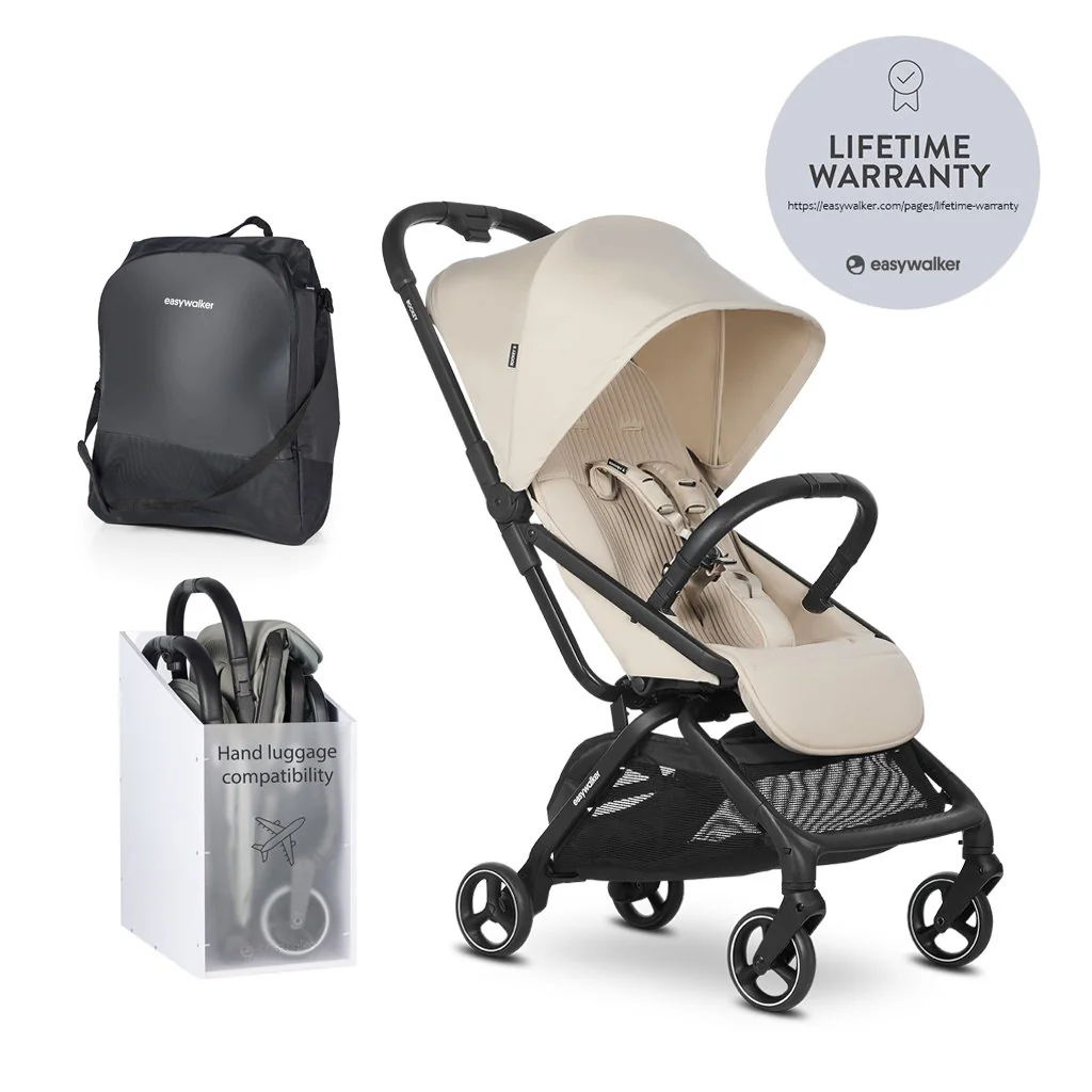 Easywalker Rockey S športový kočík Bright Taupe