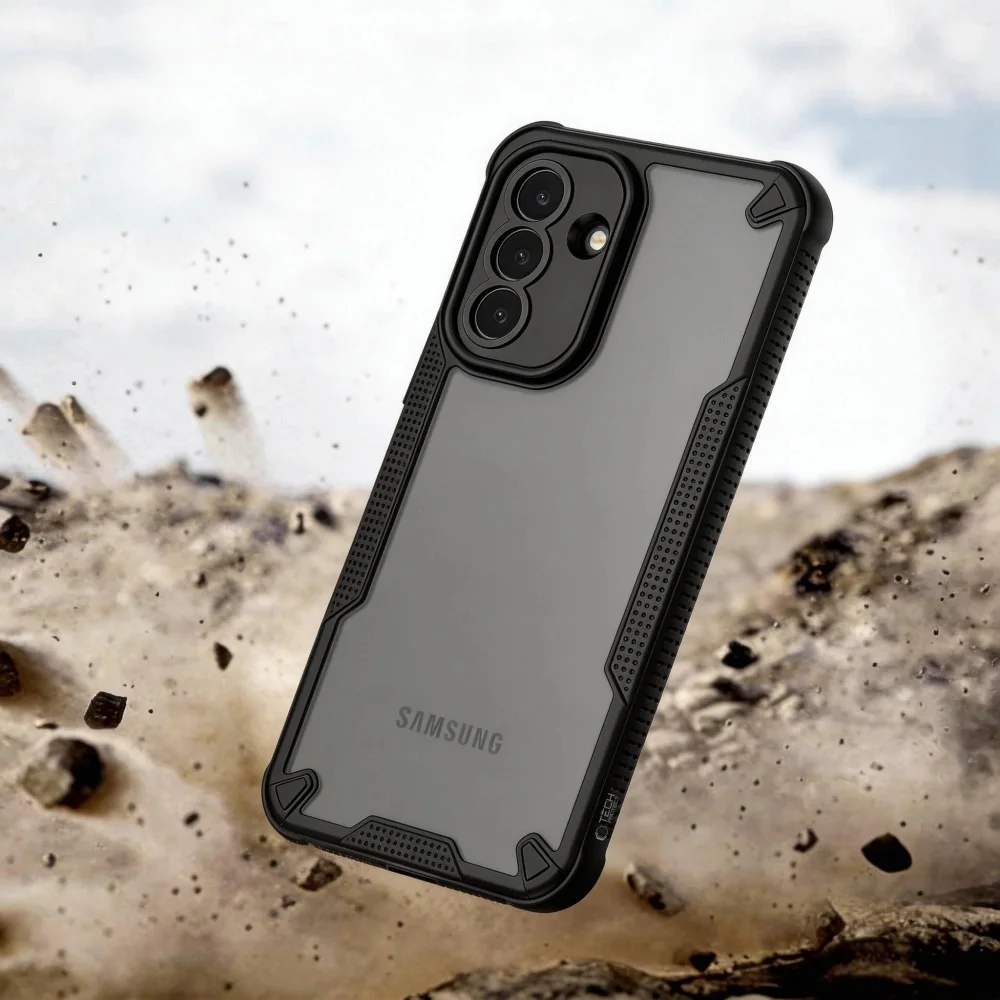 Tech-Protect Rugged Shield kryt na Samsung Galaxy A57 5G, čierny