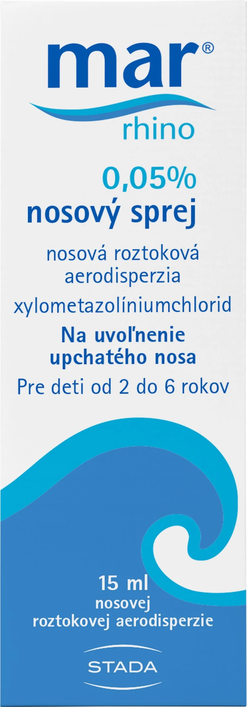 MAR rhino 0,05% nosový sprej 1×15 ml, liek
