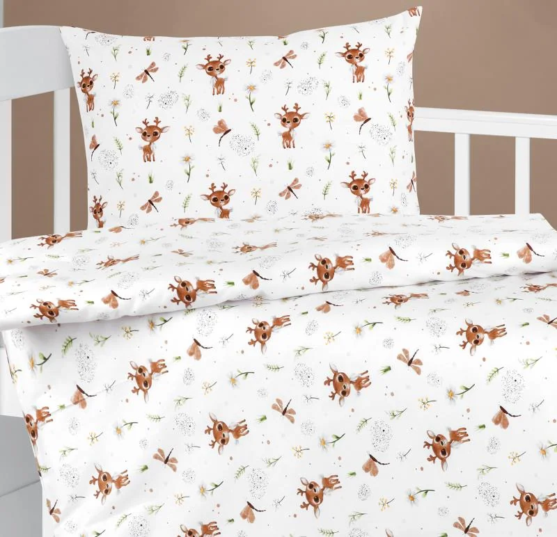 Detské obliečky AGÁTA 90/072 srnček 90x135,45x60 1×1 ks, obliečky