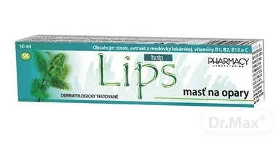 LIPS HELP masť na opary 1×10 ml, masť