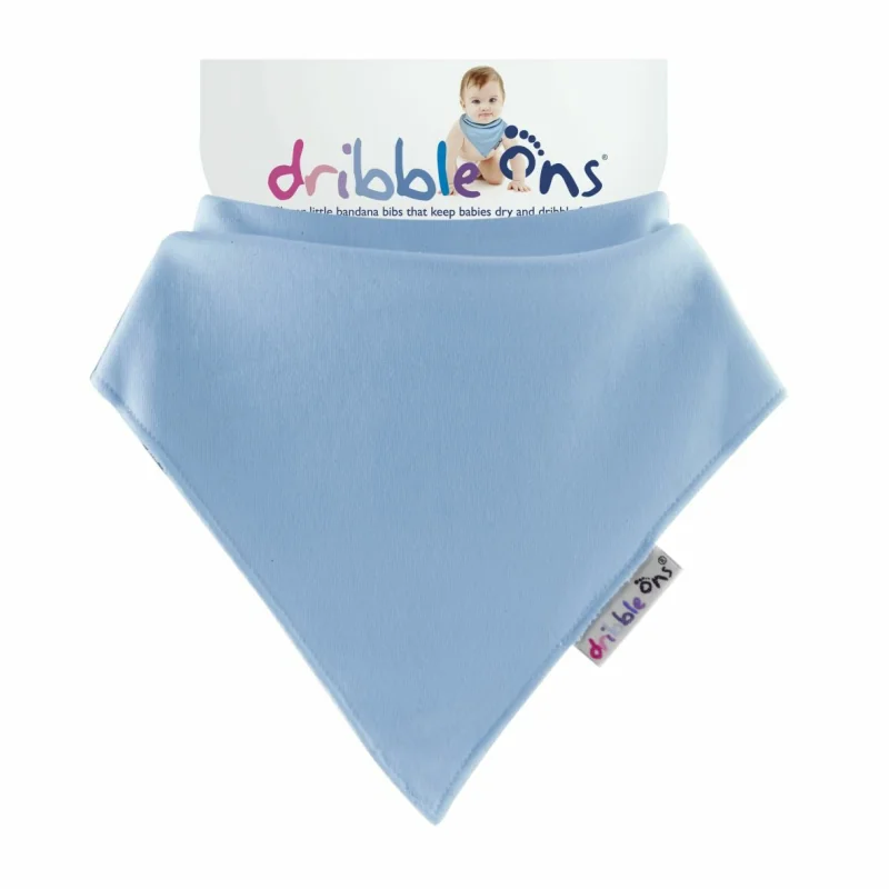 Dribble Ons šatkový podbradník Classic Baby Blue