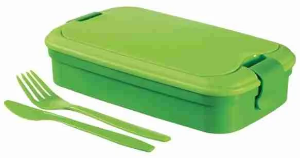Piknikový box LUNCH & GO green 1×1kus, piknikový box, zelený