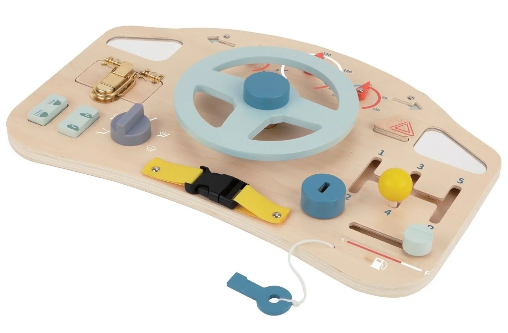 Montessori Activity board auto doska s volantom