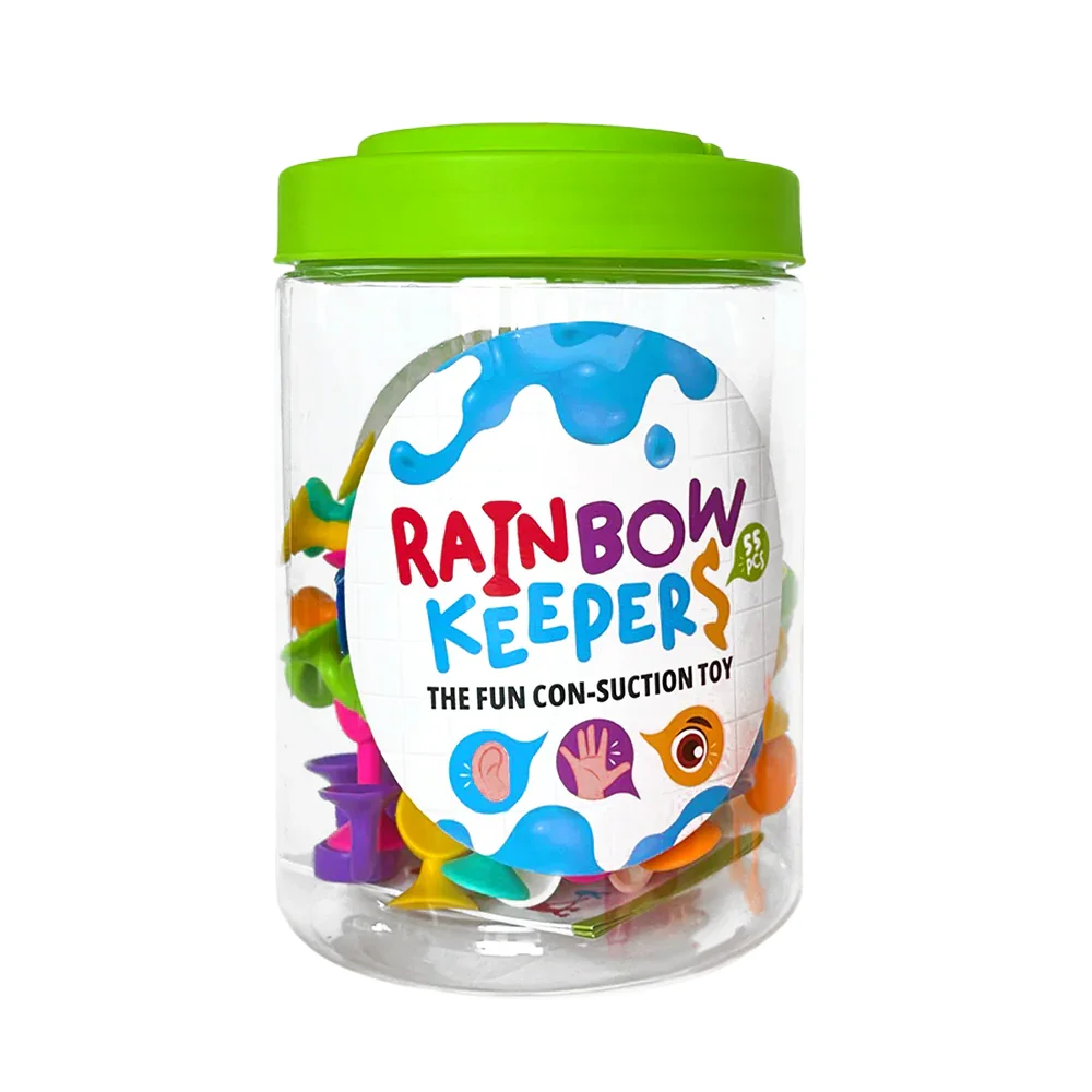 Rainbow Keepers 55 - prísavková stavebnica so zvieratkami