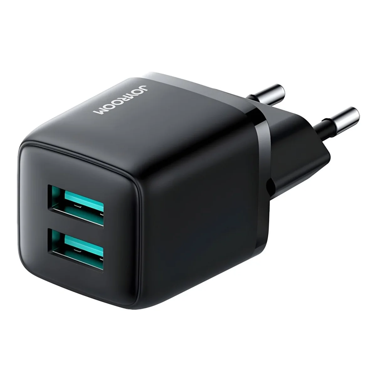 Sieťová nabíjačka - 2 x USB + rýchle nabíjanie 12W, 2,4A - Čierna H28091