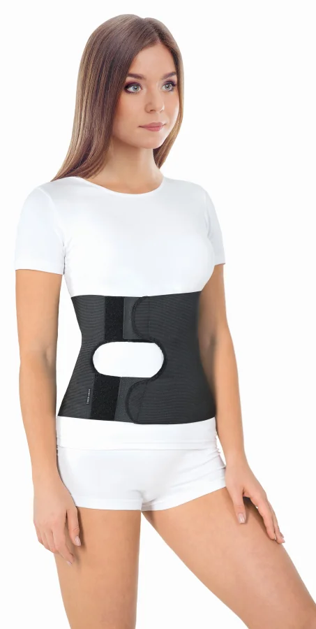Stomický brušný pás Ventrimax Stoma O-1404, veľkosť S, čierny