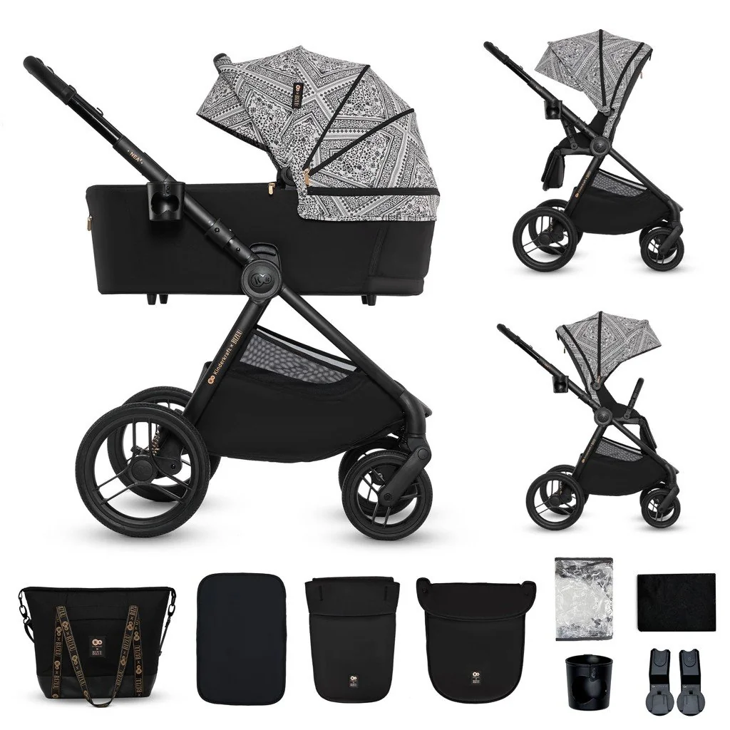 Kočík kombinovaný Nea 2 2v1 Lunar Black Bizuu