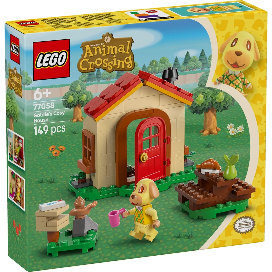 LEGO® Animal Crossing™ 77058 Goldie a jej útulný domček