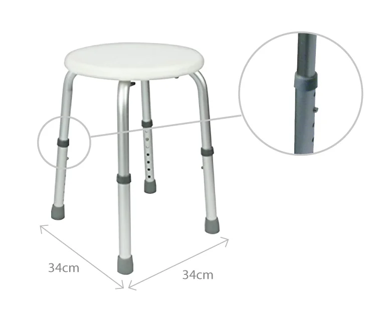 Stolička do sprchy, nosnosť 110 kg