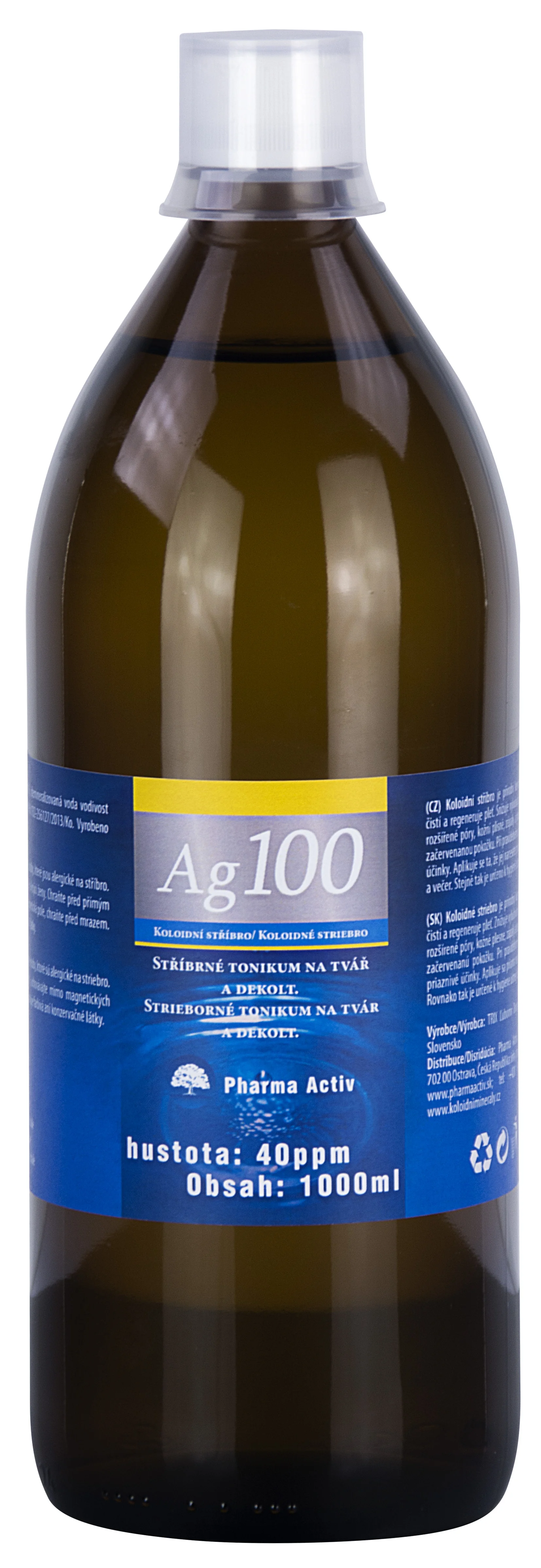 KOLOIDNE STRIEBRO 40PPM 1000 ml
