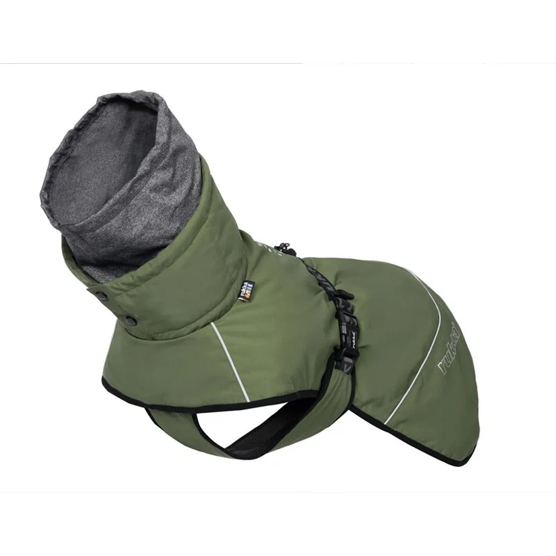 Teplé oblečenie pre psa Warm up zelená, veľkosť 35