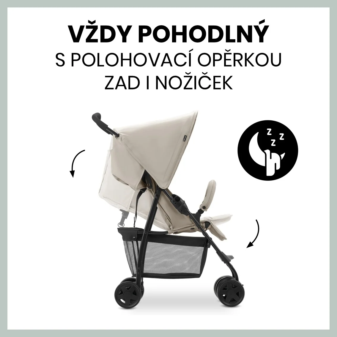 Hauck Sport športový kočík béžový