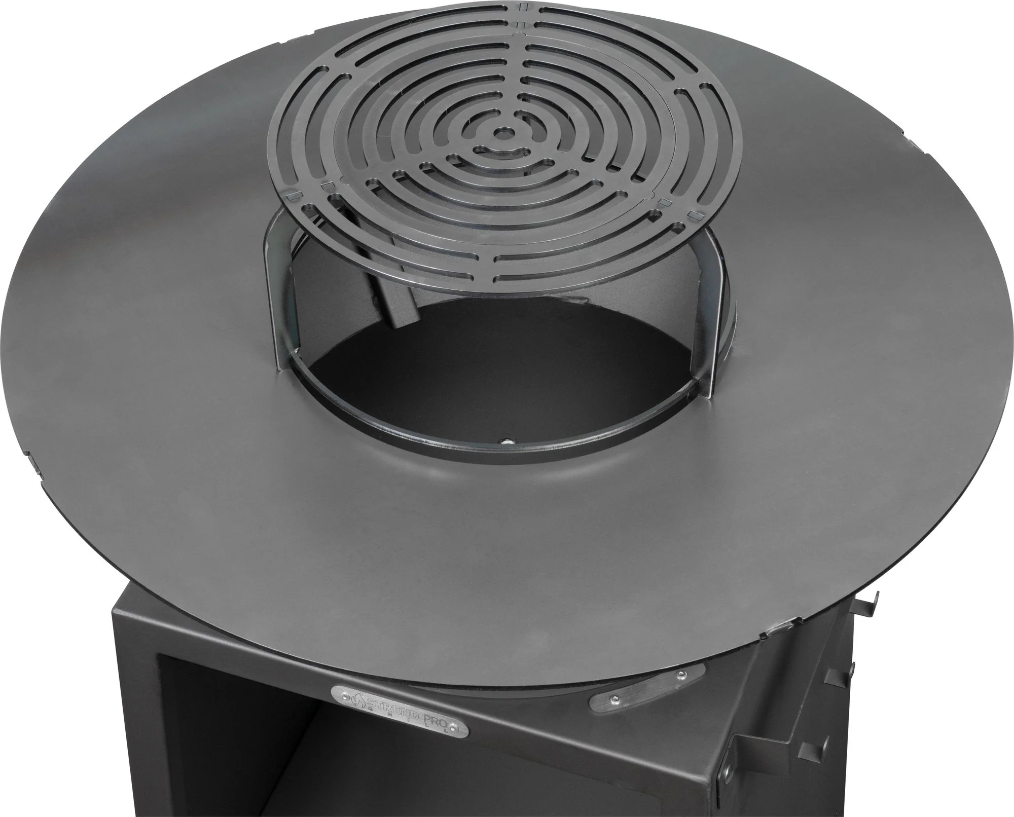 Strend Pro gril s ohniskom Fiesta, 1 ks Oceľ, antracit, priemer 75 cm