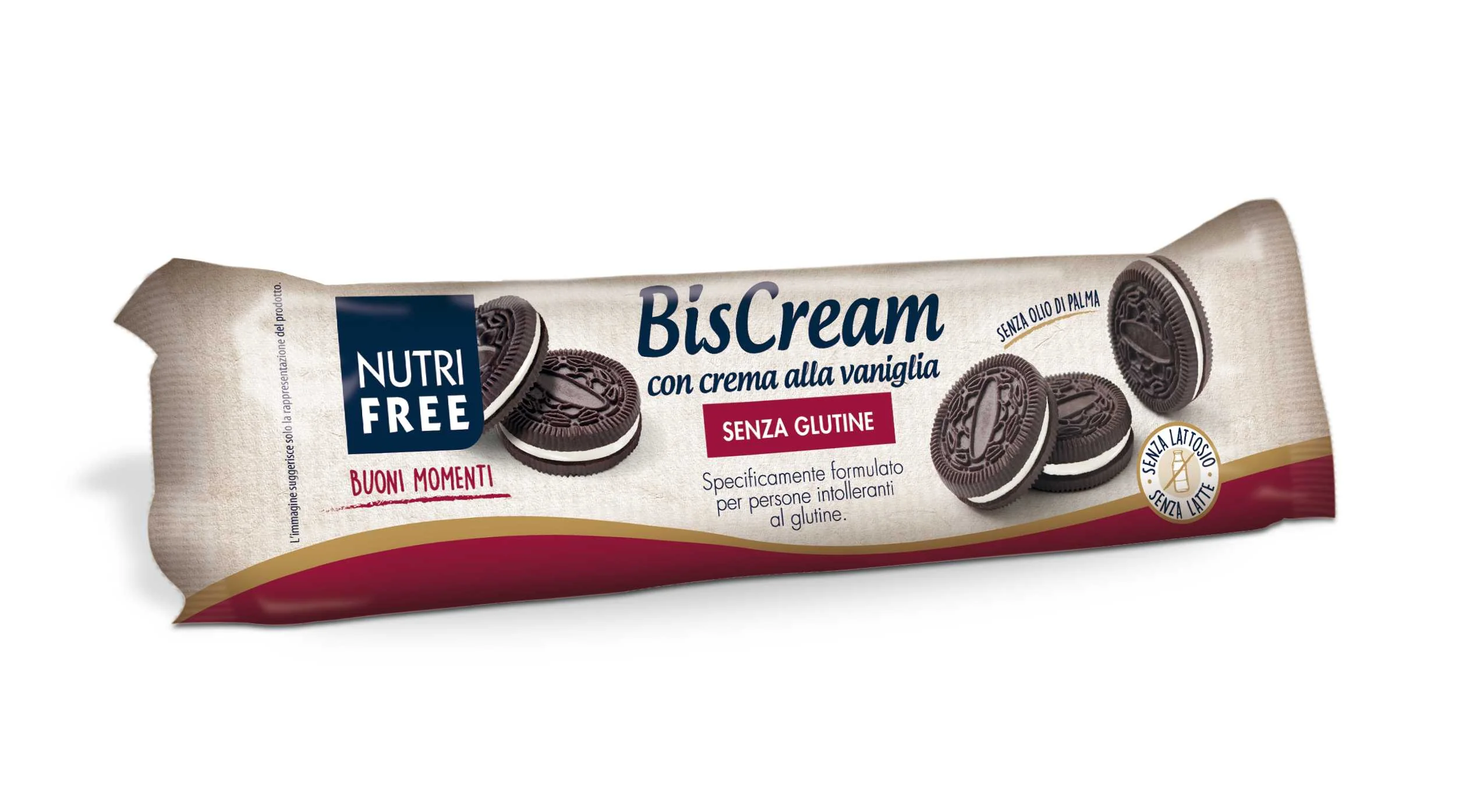 Nutrifree Biscream vanilka 1×125 g, sušienky