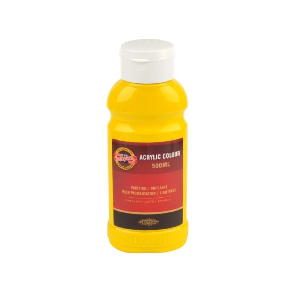 Akrylová farba 1627/0210 tmavožltá 500 ml