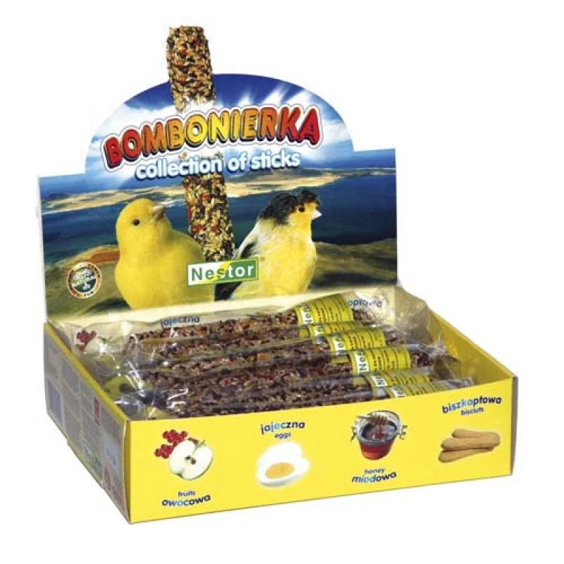 NESTOR BONBONIERKA tyčinka pre pre kanáriky 1ks 43g