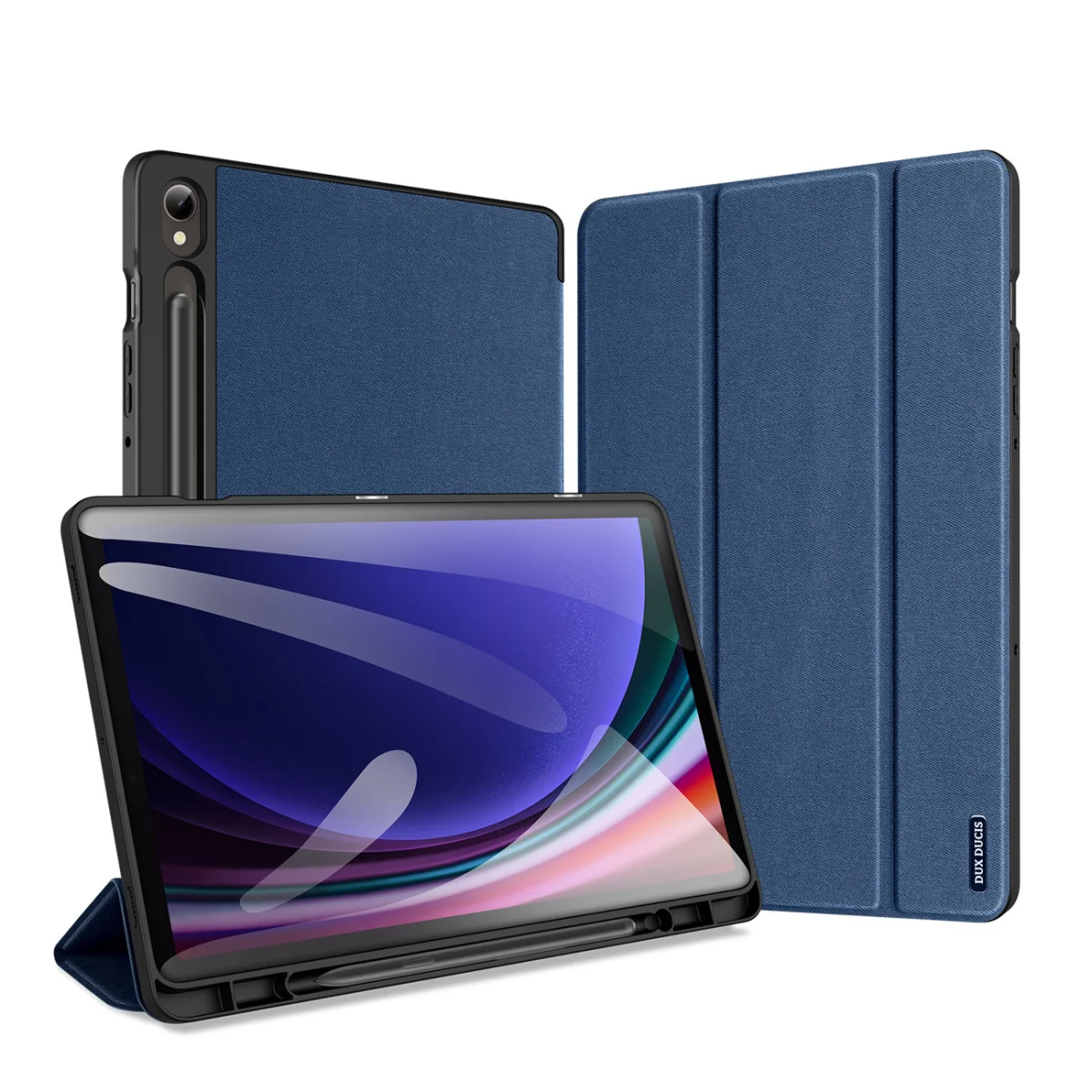 Dux Ducis Domo puzdro na Samsung Galaxy Tab S9 FE modré