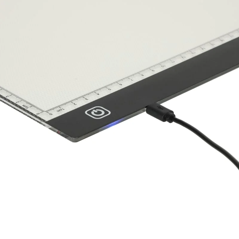 LED podsvietená rysovacia doska A3 – 3 úrovne jasu, USB, 42 × 30 cm