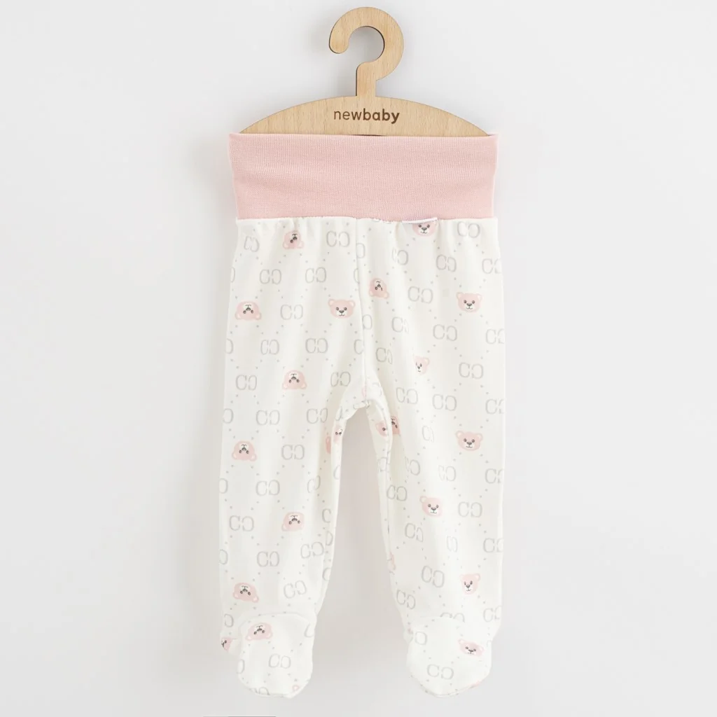 Dojčenské polodupačky New Baby Classic II Dievča 3ks ružová 68