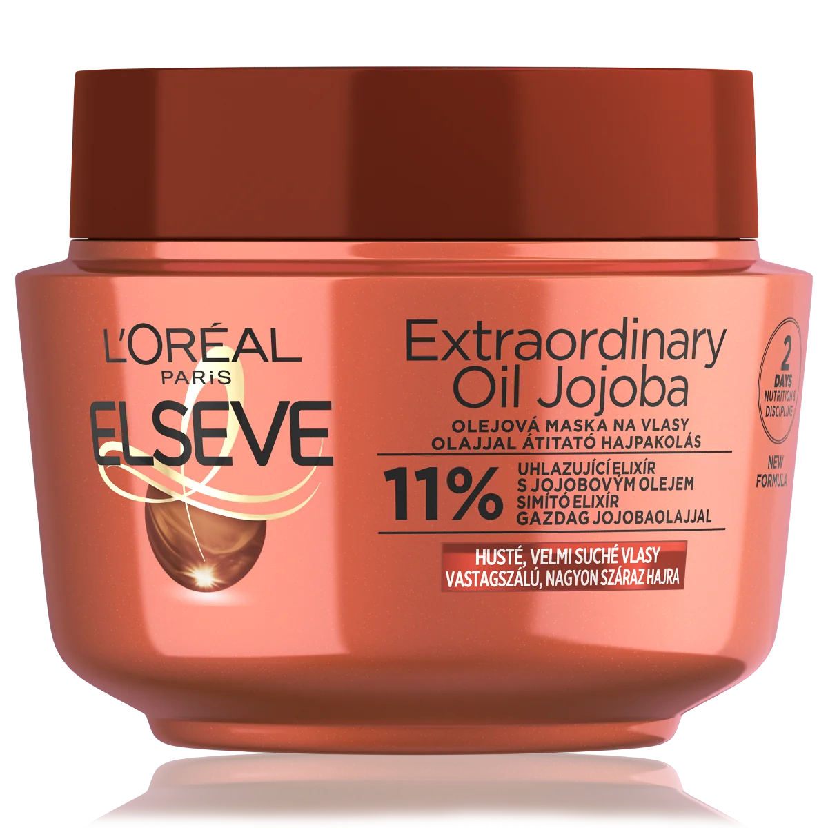L'Oréal Paris Elseve Extraordinary Oil maska, 300 ml 1×300 ml, maska na suché vlasy