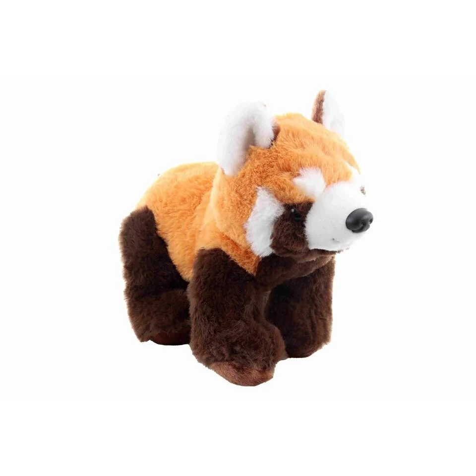 Panda červená plyšová 19cm