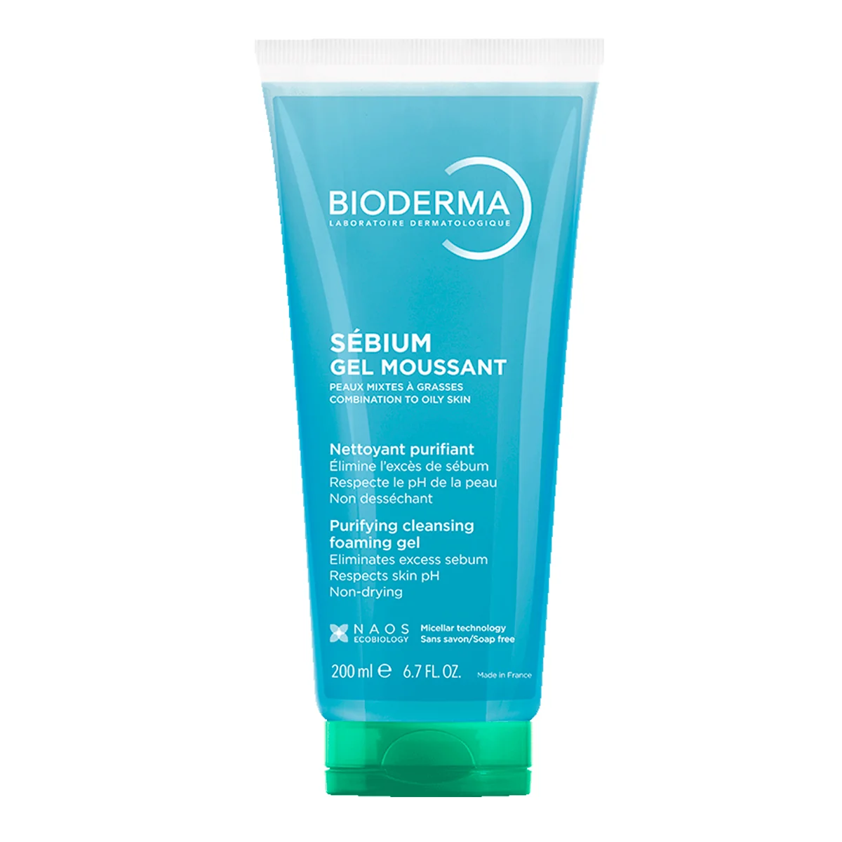 BIODERMA Sébium Gel moussant čistiaci gél na zmiešanú a mastnú pleť 200 ml