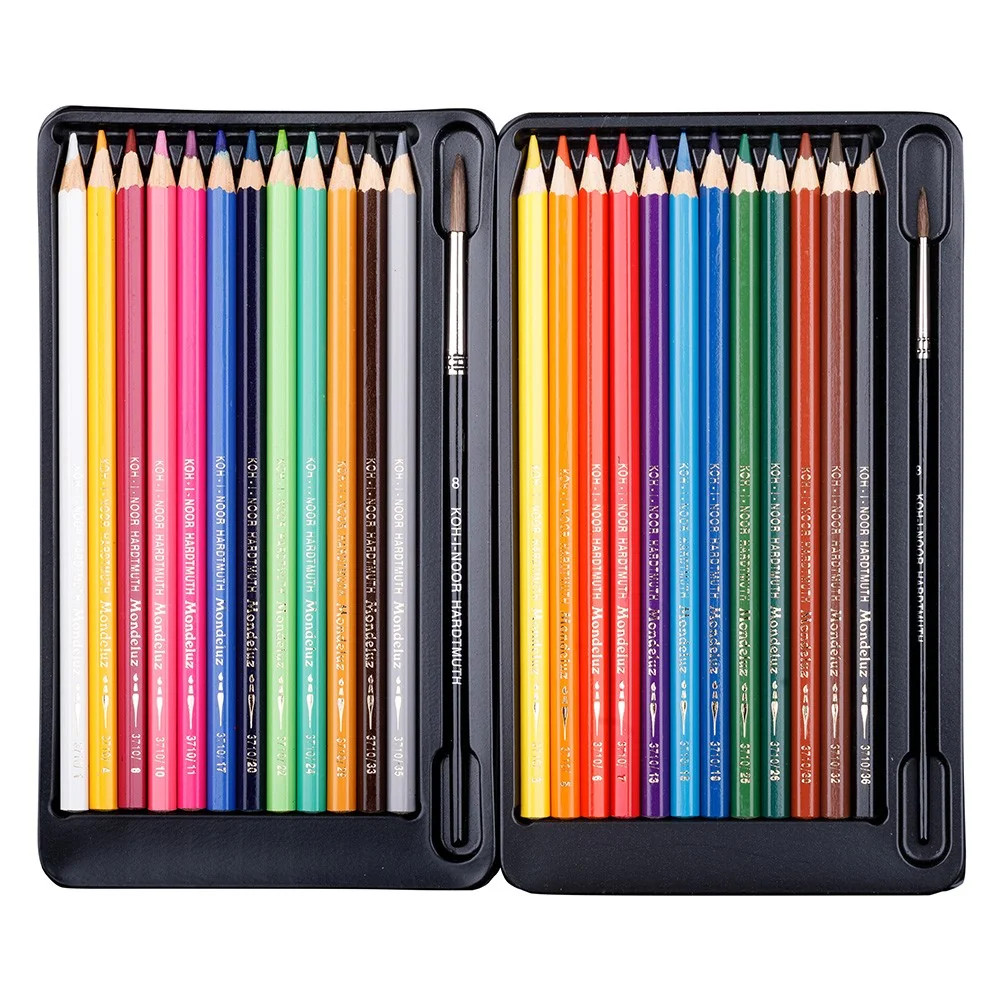 Akvarelové pastelky MONDELUZ 3711/24 24 ks v balení