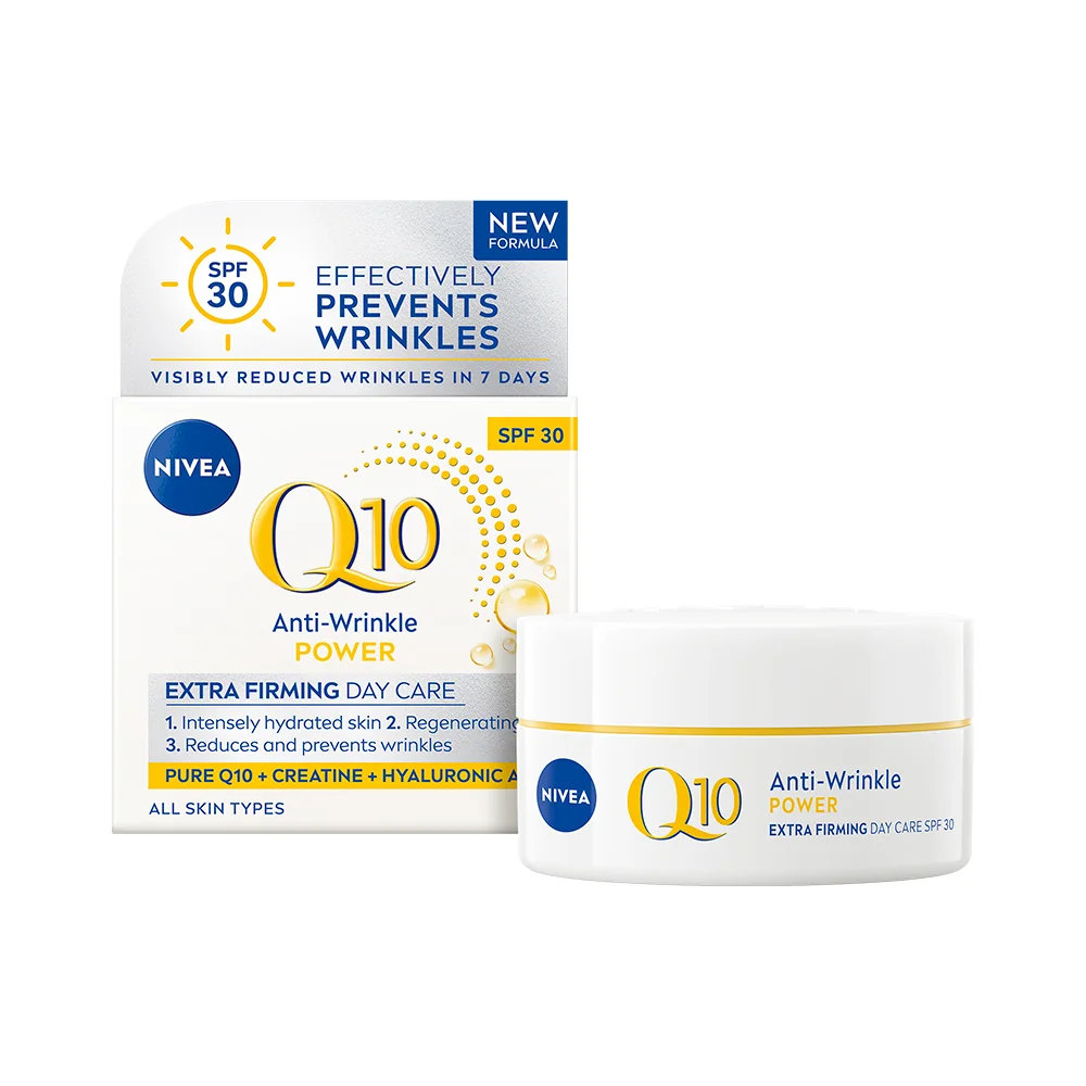 NIVEA Spevňujúci denný krém Q10 POWER  SPF30 1×50 ml, spevňujúci denný krém