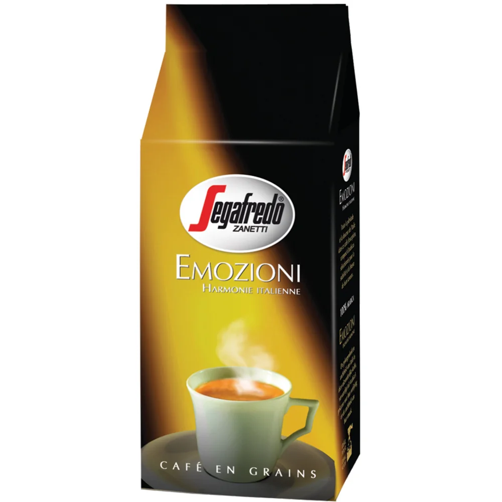 Segafredo Emozioni Zrnková Káva 1×1000 g, zrnková káva