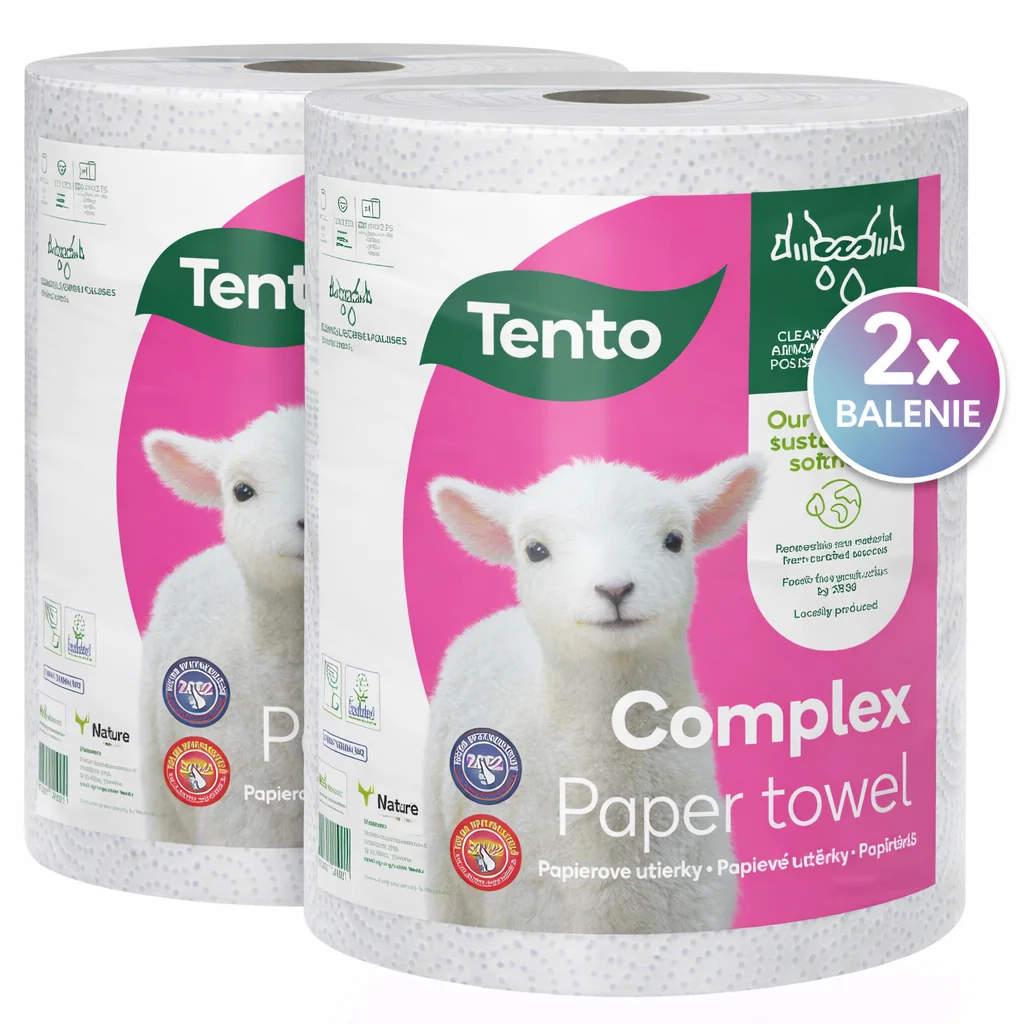 TENTO SET kuchynské utierky 2x Tento 1ks/3vr Complex 2x Tento kuchynské utierky