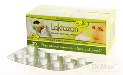 LAKTAZAN tablety 1×60 tbl, s príchuťou mäty