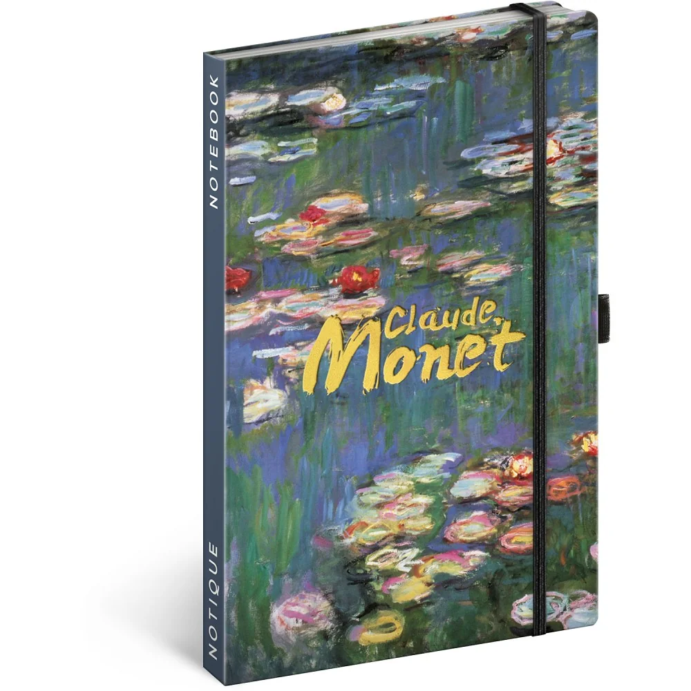 Zápisník Claude Monet, linajkový A5, pevná väzba