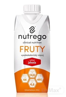 Nutrego FRUTY 12×330 ml, s príchuťou jahoda