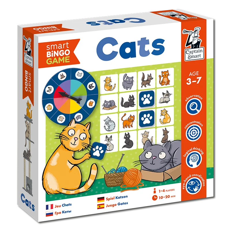 Captain Smart - Inteligentné bingo - mačky