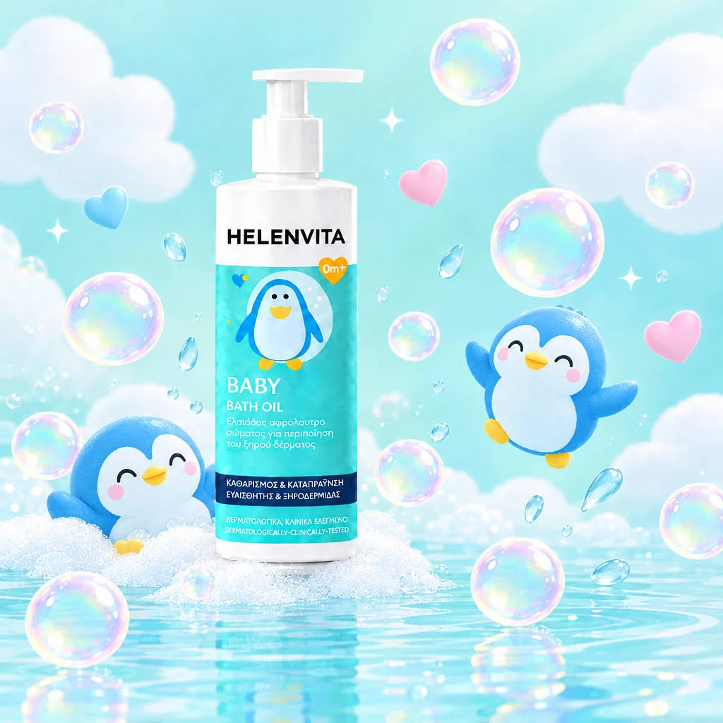 Helenvita Detský kúpeľový olej 200 ml suchá a citlivá pokožka